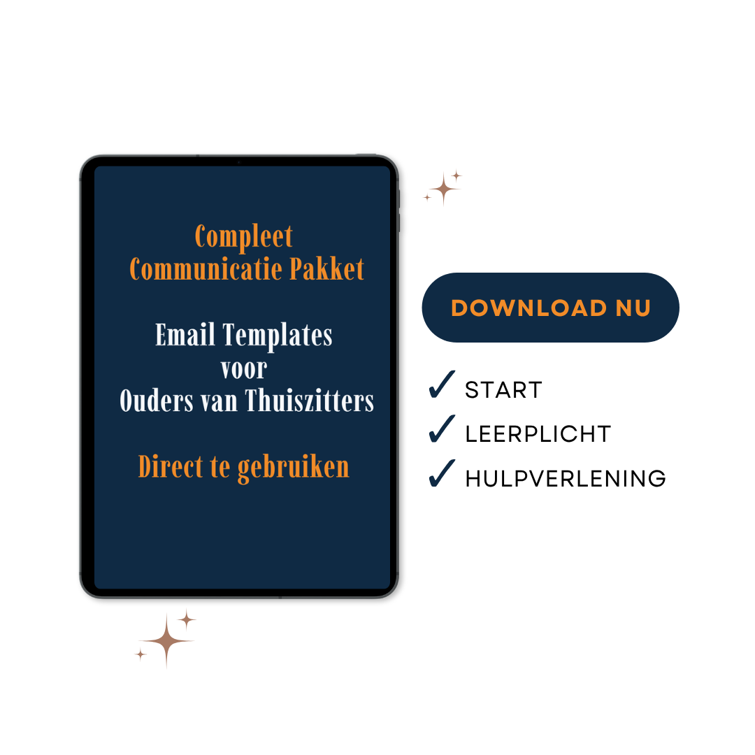 Compleet Communicatie Pakket – Email Templates Thuiszitters | School, Leerplicht & Hulpverlening