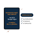 Hulpverlening Pakket Email Templates - 14 Templates voor GGZ & Therapie Traject