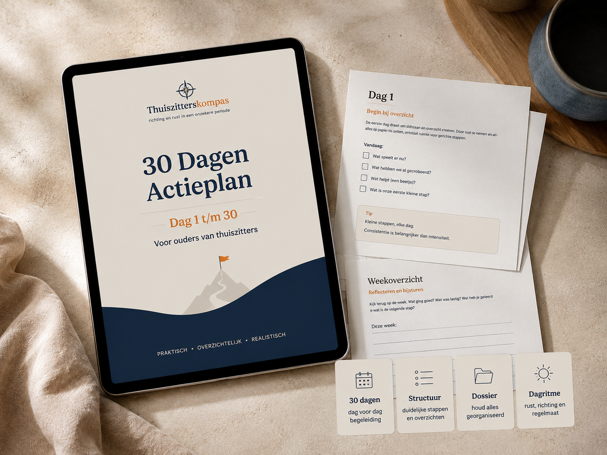 30 Dagen Actieplan voor ouders van thuiszitters